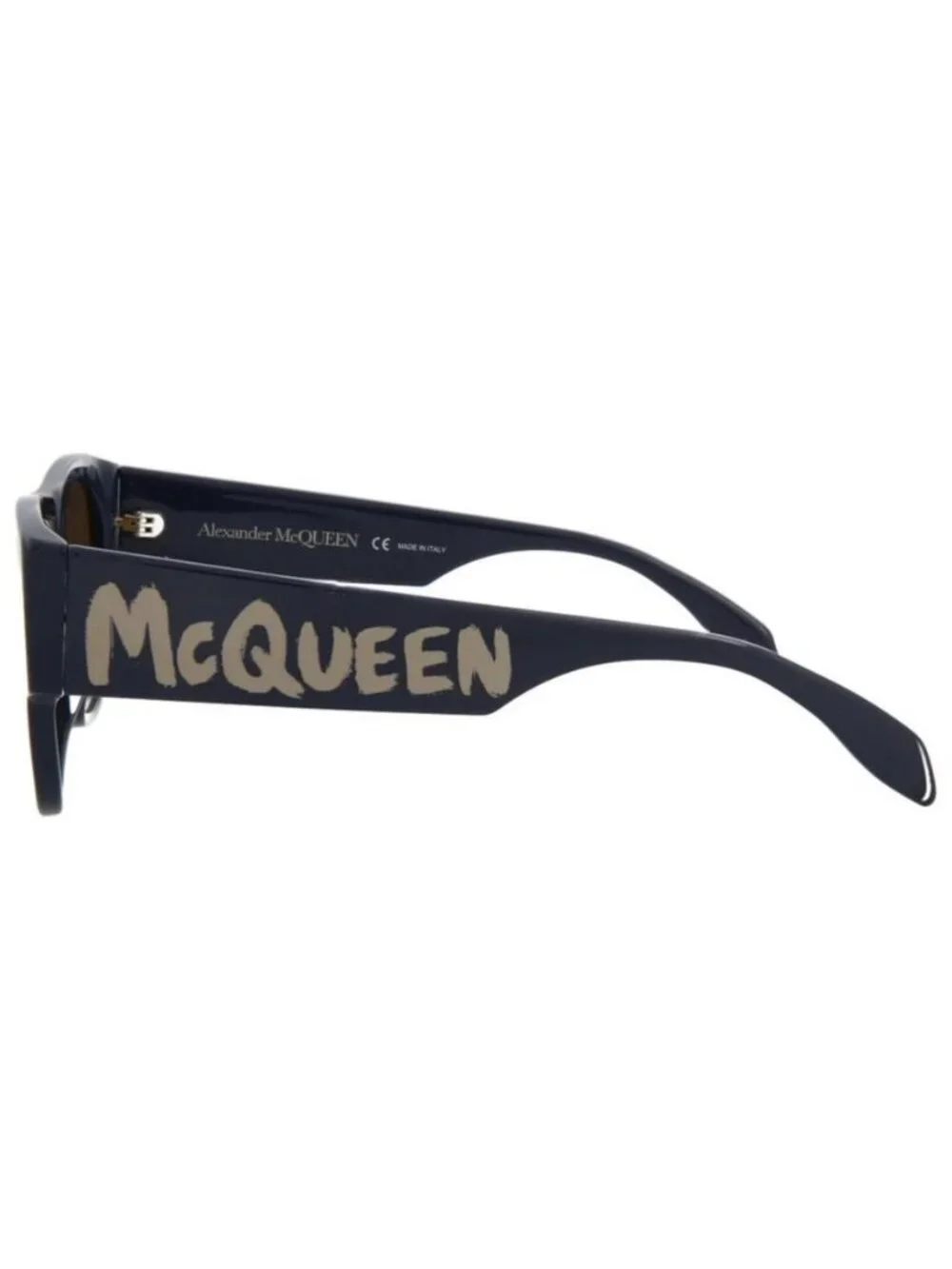 New Alexander McQueen Mens Square/Rectangle Blue Blue Brown Fashion Designer Sun
